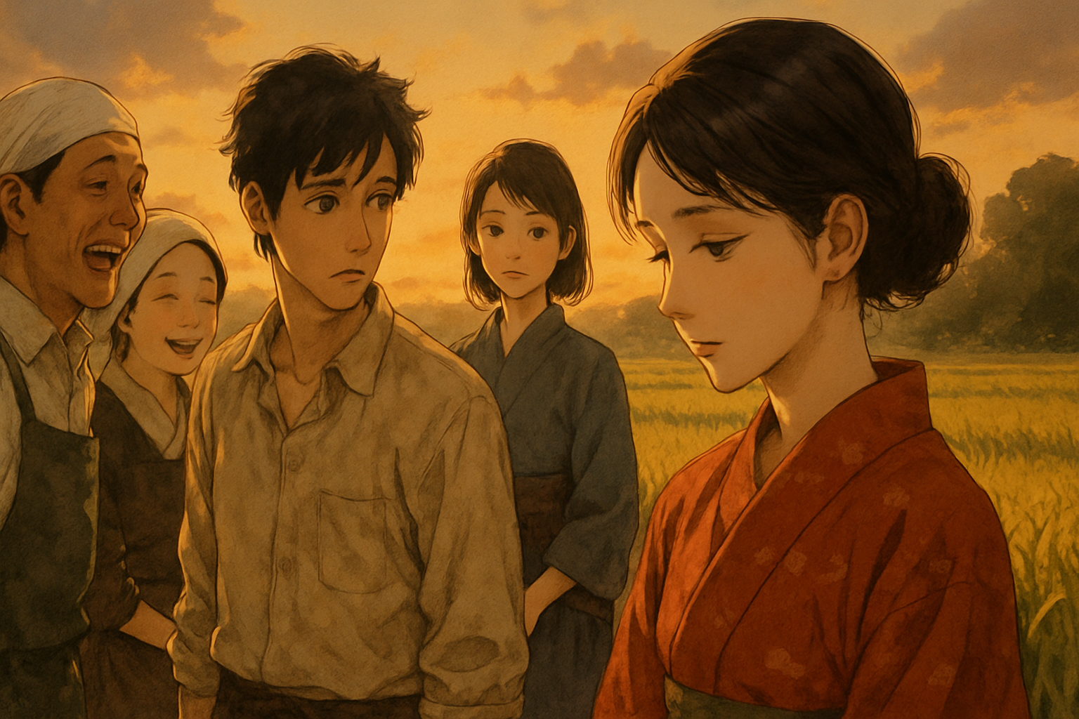 おコメの女の イラスト3