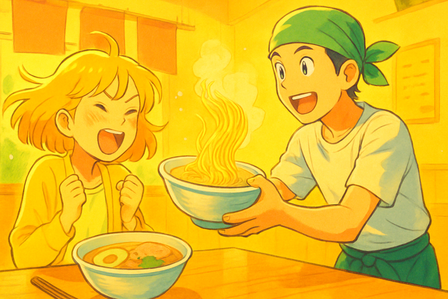 替え玉ブラヴォー イラスト2