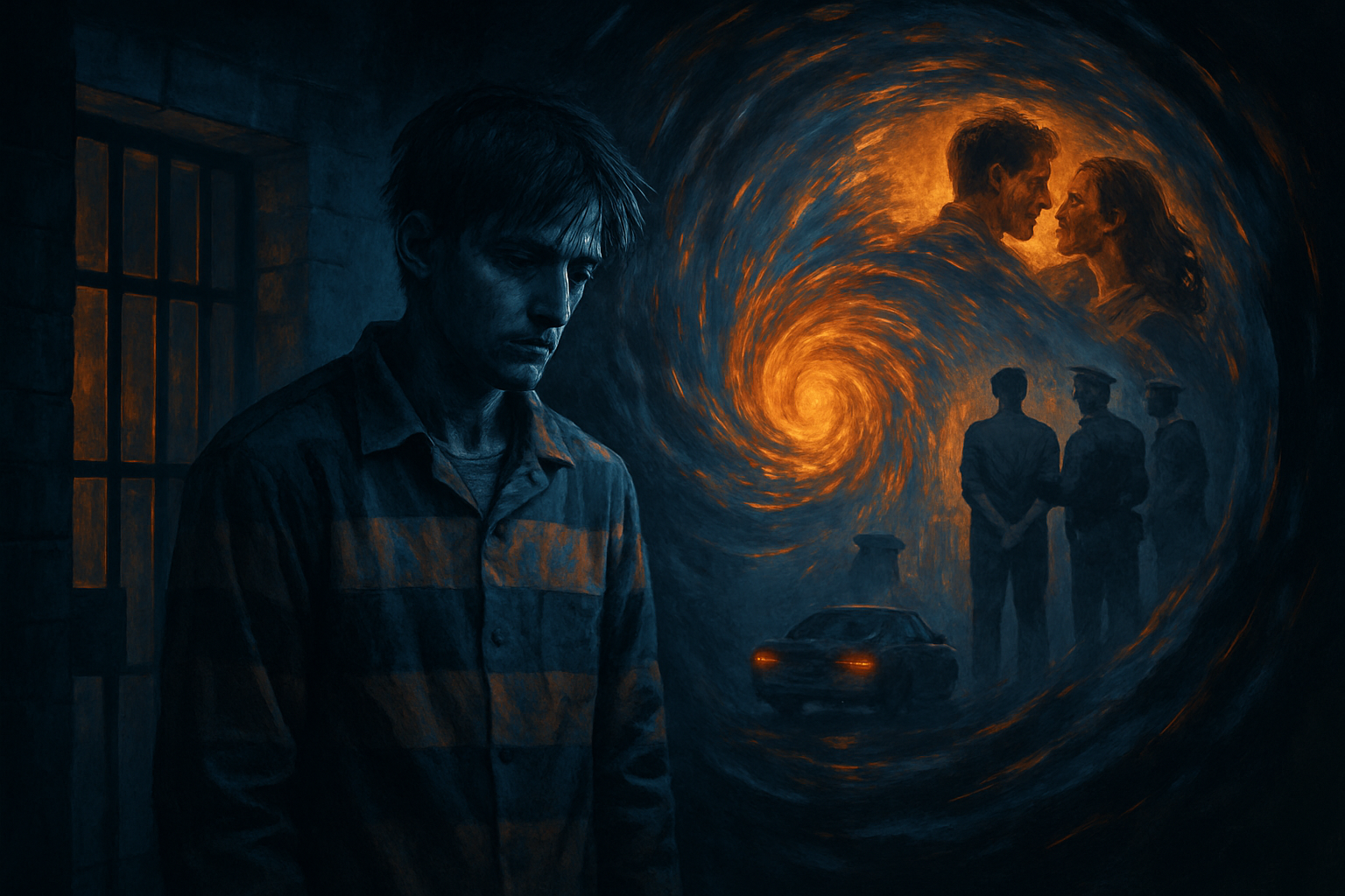 時の狭間に立つ死刑囚(イメージ)